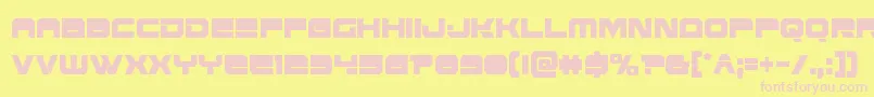 Eridanusxtracond Font – Pink Fonts on Yellow Background