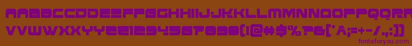 Eridanusxtracond Font – Purple Fonts on Brown Background