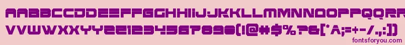 Eridanusxtracond Font – Purple Fonts on Pink Background