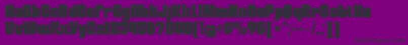 MobleyserifRegular Font – Black Fonts on Purple Background