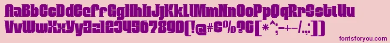 MobleyserifRegular Font – Purple Fonts on Pink Background