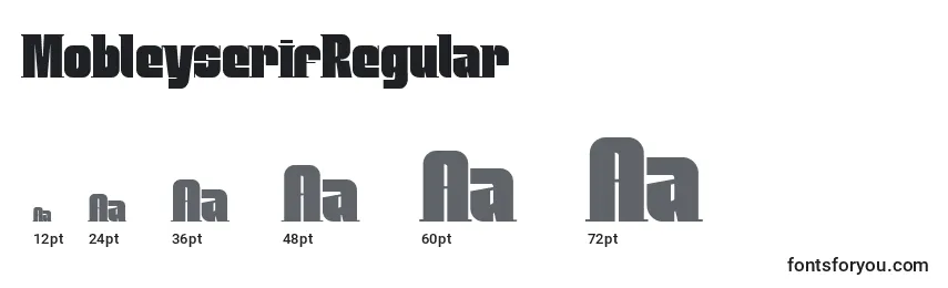 MobleyserifRegular Font Sizes