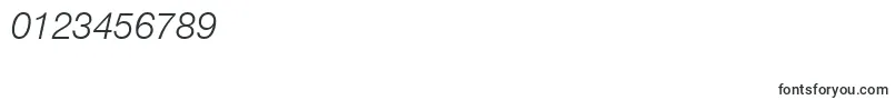 ContextRepriseLightSsiLightItalic-Schriftart – Schriften für Zahlen und Nummern
