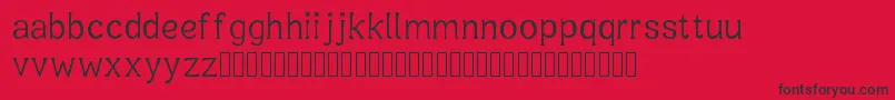 Oxygetrompal Font – Black Fonts on Red Background