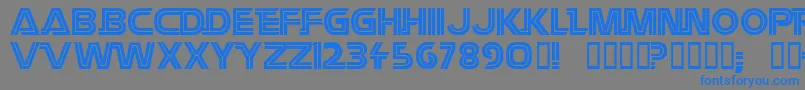 Battlest Font – Blue Fonts on Gray Background