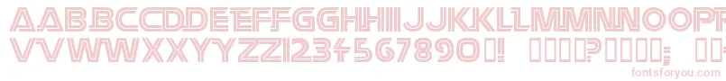 Battlest Font – Pink Fonts on White Background