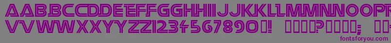 Battlest Font – Purple Fonts on Gray Background
