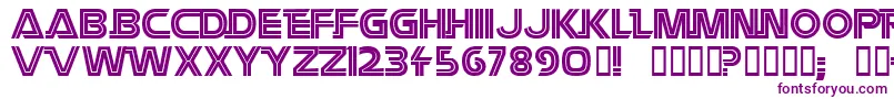 Battlest Font – Purple Fonts on White Background