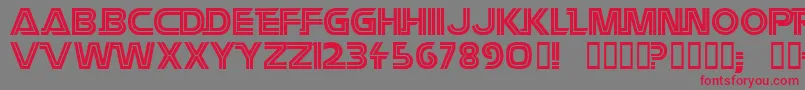 Battlest Font – Red Fonts on Gray Background