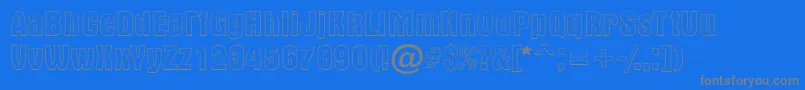 Altern2 Font – Gray Fonts on Blue Background