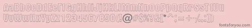 Altern2 Font – Gray Fonts on Pink Background