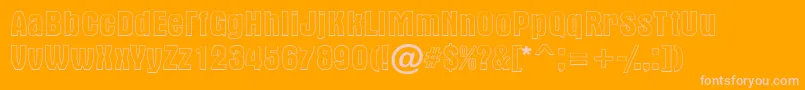 Altern2 Font – Pink Fonts on Orange Background