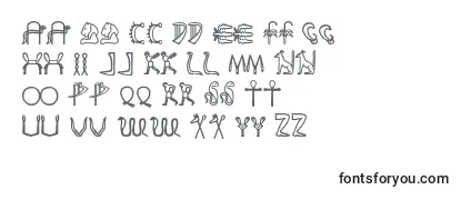 Шрифт Fakeglyph