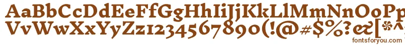 InknutantiquaExtrabold Font – Brown Fonts