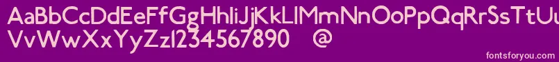 Smog Font – Pink Fonts on Purple Background