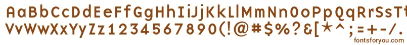Baseninec Font – Brown Fonts on White Background