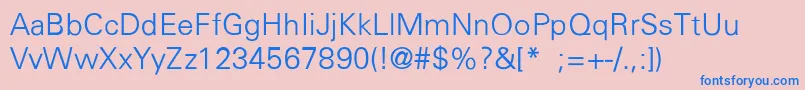 More about InsularThinLight Font InsularThinLight Font – Blue Fonts on Pink Background