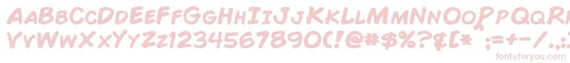 ComicBookBold Font – Pink Fonts