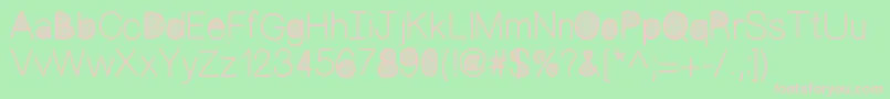 Mixcrosshatch Font – Pink Fonts on Green Background