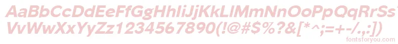 PhinsterExtraboldItalic Font – Pink Fonts