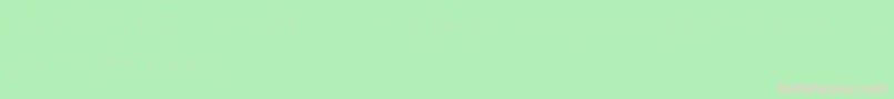 MadeonRunesLight-Schriftart – Rosa Schriften auf grünem Hintergrund