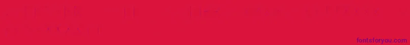 MadeonRunesLight Font – Purple Fonts on Red Background