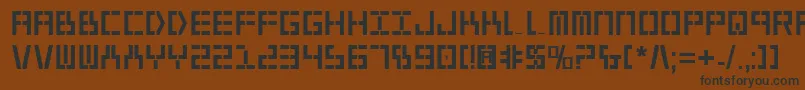 Шрифт Year2000Bold – чёрные шрифты на коричневом фоне