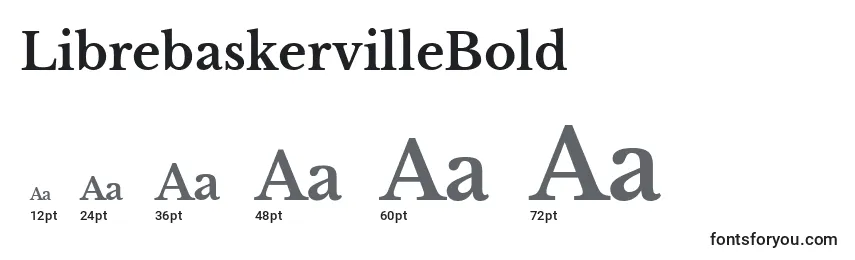 Größen der Schriftart LibrebaskervilleBold