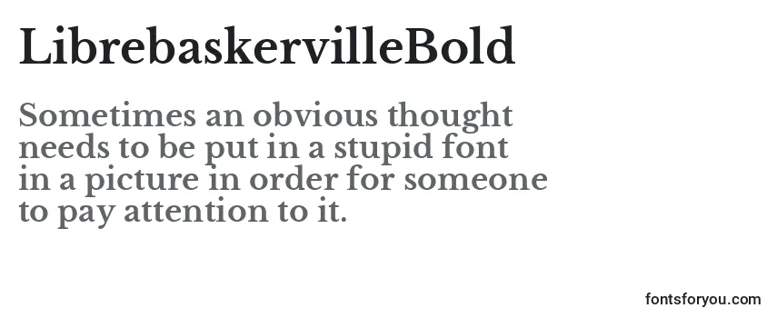LibrebaskervilleBold Font