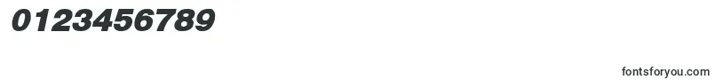 PragmaticaBlackItalic Font – Fonts for Numbers and Digits