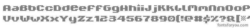V5Xtender Font – Gray Fonts on White Background