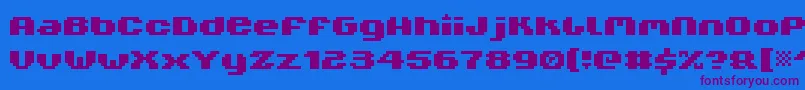 V5Xtender-fontti – violetit fontit sinisellä taustalla