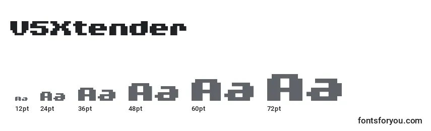 V5Xtender Font Sizes
