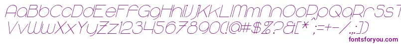 MajoramSansItalic Font – Purple Fonts