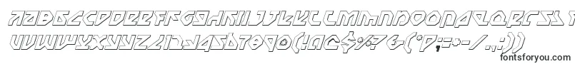 Nostromo3DItalic-Schriftart – 3D-Schriften