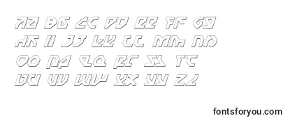 Nostromo3DItalic Font