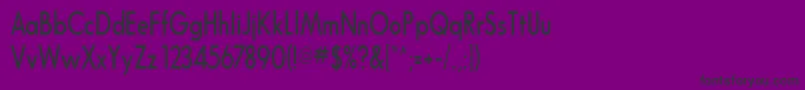 FuturaNarrowBold Font – Black Fonts on Purple Background