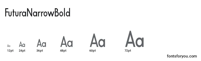 FuturaNarrowBold Font Sizes