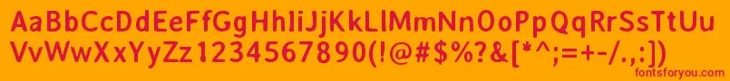 En savoir plus sur la police AveriasansBold Police AveriasansBold – polices rouges sur fond orange