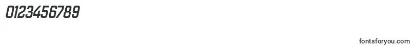 Quarcacondmediumitalic-Schriftart – Schriften für Zahlen und Nummern