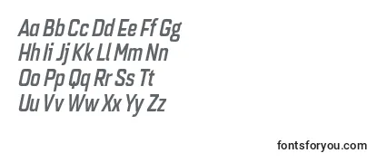Quarcacondmediumitalic Font