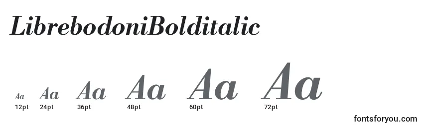 LibrebodoniBolditalic (19537) Font Sizes