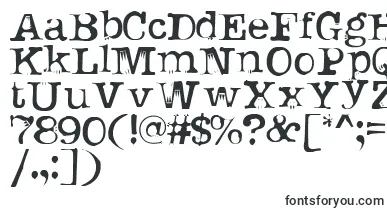 Uknowjack font – print Fonts