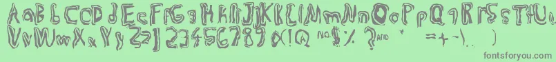 Подробнее о шрифте Trulogik Шрифт Trulogik – серые шрифты на зелёном фоне