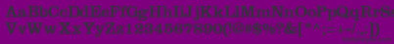 IntroitsskRegular Font – Black Fonts on Purple Background