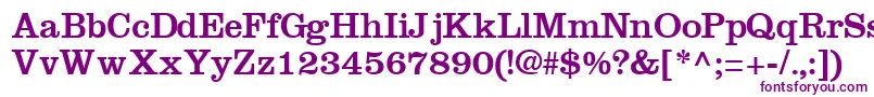 IntroitsskRegular Font – Purple Fonts on White Background