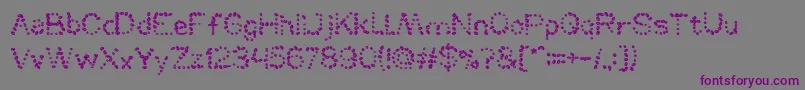 MountainDew Font – Purple Fonts on Gray Background