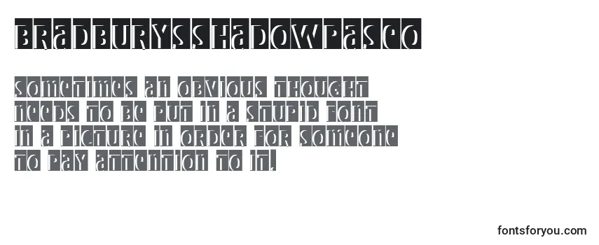 Bradburysshadowpaseo Font