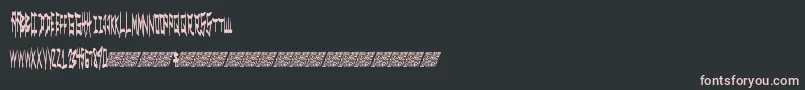 Metalspectacular Font – Pink Fonts on Black Background