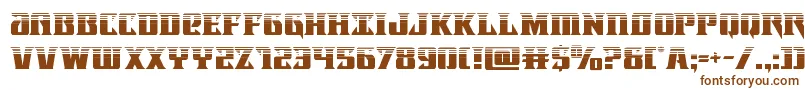 Lifeforcehalf-fontti – ruskeat fontit valkoisella taustalla